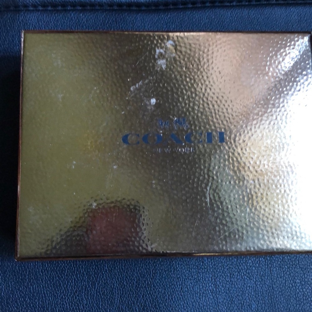 Brand New Jade Green Coach Wristlet